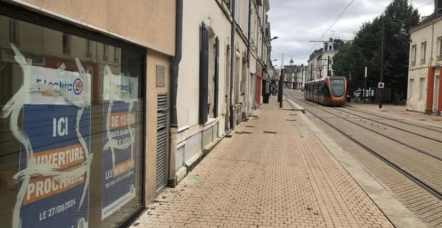 photo  le drive relais de leclerc va ouvrir rue gambetta, le long de la voie de tramway.  &copy;  le maine libre 