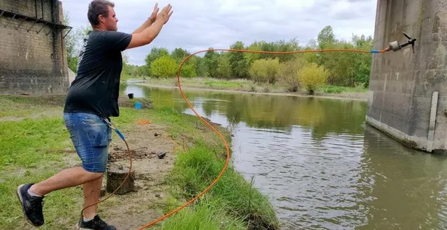 photo  l’association pêche aveugl’aimant compte environ 40 adhérents. alexis branchereau est le responsable du maine-et-loire.  &copy;  ouest-france 