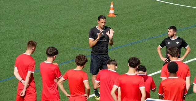 photo  les jeunes joueurs du sc beaucouzé (u19 nat) ont repris l’entraînement ce mardi 23 juillet.  &copy;  françois maisonneuve 