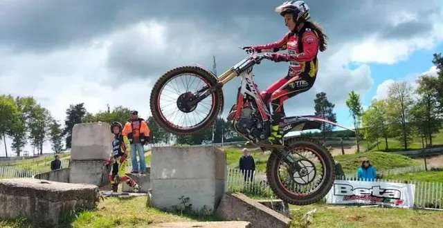 photo  alycia soyer a décroché sa place en équipe de france pour le trial des nations.  &copy;  archives le maine libre 