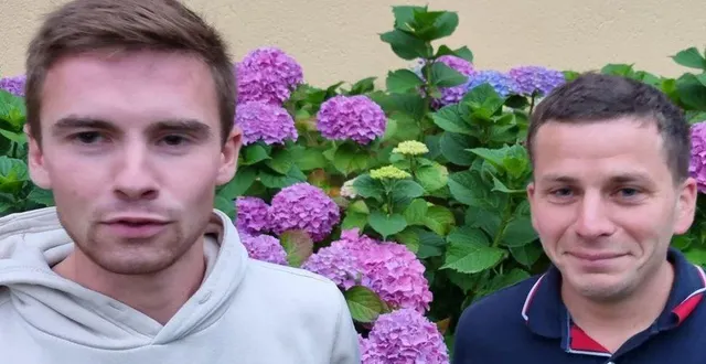 photo  rémi langlais, président des jeunes agriculteurs, et nicolas foucault, exploitant, qui mettra à disposition une de ses parcelles pour le concours de labour.  &copy;  ouest-france 