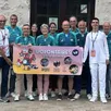 photo onze bénévoles du maine-et-loire pour les jo de paris 2024 se sont réunis dans un restaurant à saint-georges-sur-loire, sous l’impulsion de martial dupont (4e en partant de la droite).