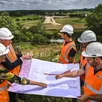 photo  le chantier du futur viaduc de connerré devrait libérer la commune d’environ 4 000 véhicules par jour 