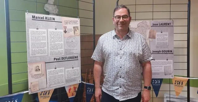 photo  dominique romain, descendant des héros des riaux, a entrepris d’entretenir la mémoire.  &copy;  ouest-france 