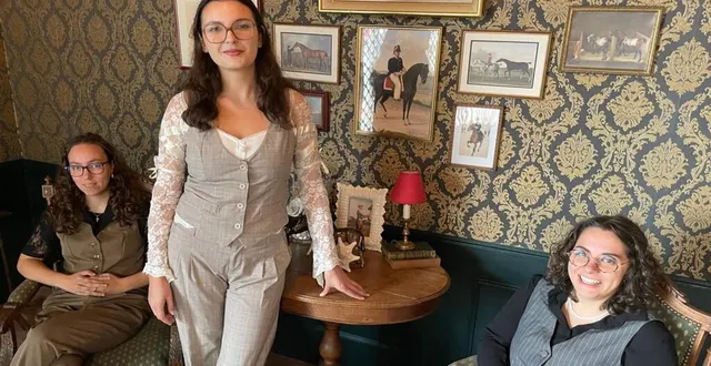 photo  l’équipe du nouvel escape game : océane, la responsable, entourée d’éléonore (à gauche) et de marie-lou.  &copy;  ouest-france 