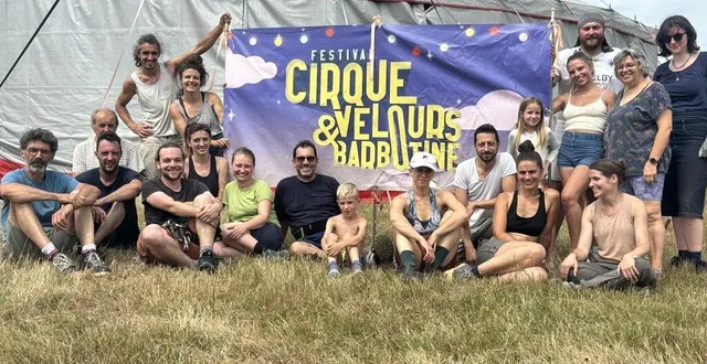 photo  les bénévoles du cirque velours et barbotine se sont attelés cette semaine à la préparation du festival.  &copy;  ouest-france. 