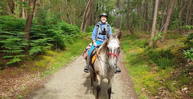 photo  ariane barlatier du blog balade à cheval a testé deux circuits en sarthe. ici celui de parigné-l’évêque.  &copy;  elisabeth barnabé 