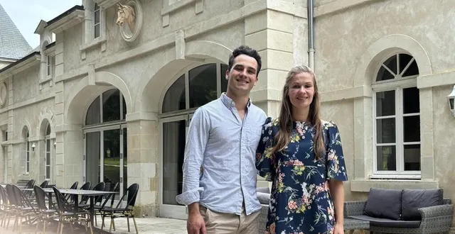 photo  baptiste et émeline pilloy sont les nouveaux gérants du haras de la potardière depuis juillet 2024  &copy;  ouest-france 