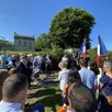 photo la cérémonie s’est tenue dans le cimetière de cahan (orne), où reposent les quatre aviateurs britanniques.