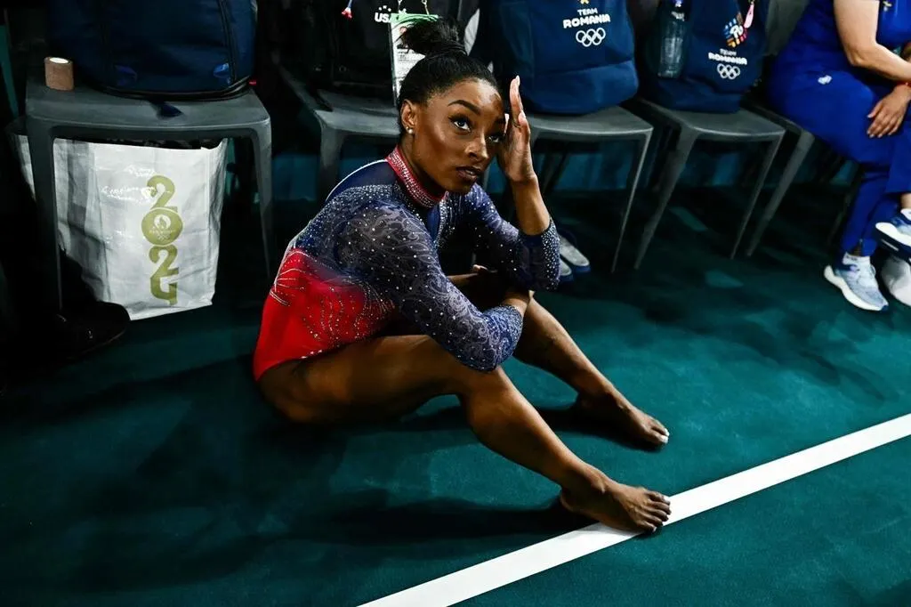 JO 2024 Gymnastique. Médaillée d’argent au sol, Simone Biles « était