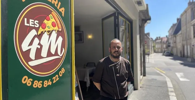 photo  maher rabia a ouvert une pizzeria dans les anciens locaux du carnet de routes, à alençon. le restaurant est ouvert le dimanche.  &copy;  ouest-france 
