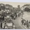 photo la 2e division blindée entre à sablé-sur-sarthe, signe de la fin de l’occupation.