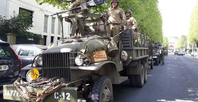 photo  la colonne leclerc se définit comme un musée roulant pour entretenir la mémoire des combats de la libération.  &copy;  vmh anjou 