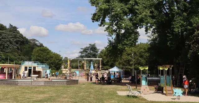 photo  plusieurs activités sont proposées tout au long de l’été à l’espace henri-royer de sablé-sur-sarthe.  &copy;  ouest-france 