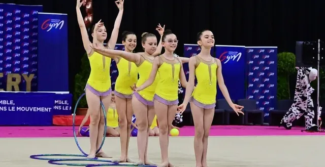 photo  l’?association niortaise de gym rythmique, ici lors des portes ouvertes en 2022, fait partie des pourvoyeuses de talent gymniques en deux-sèvres.  &copy;  archives - angr 