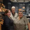 photo florence, alain et christine guillois, sont à la tête de la boulangerie de la halle aux blé, au 16, place de la halle au blé, à alençon (orne).