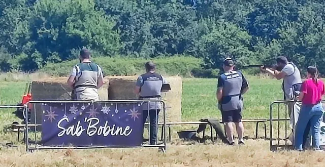 photo  au cours des deux journées de ball-trap, 23 000 cartouches ont été tirées.  &copy;  ouest-france 
