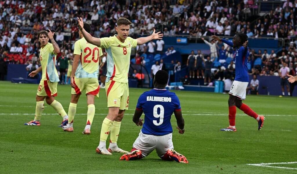 JO 2024 Football. Les joueurs de l’équipe de France complètement fous