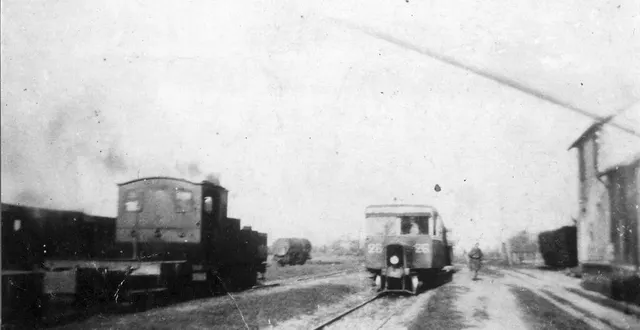 photo  la gare de la roche en 1942, au temps de marie rolland.  &copy;  collection michel raclin 
