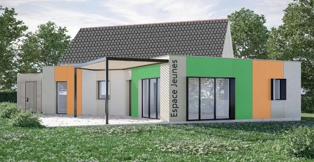 photo  une prévisualisation, non définitive, de la future maison des jeunes.  &copy;  dr mairie coulans-sur-gée 