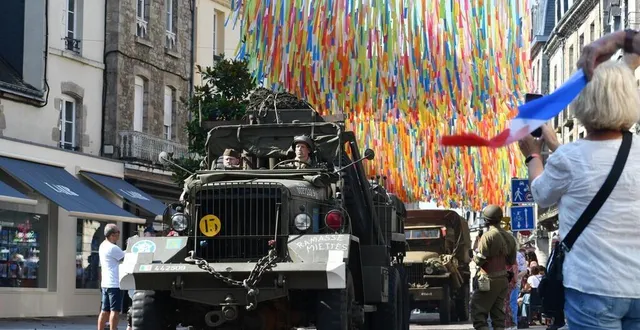 photo  du 4 au 13 août, la colonne leclerc de l’association véhicules historiques militaires anjou effectue un périple de 580 km sur les traces de la 2e db.  &copy;  ouest-france 