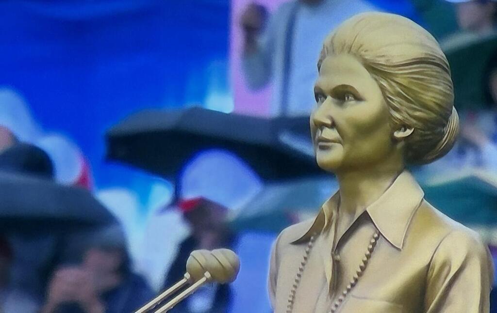 La statue de Simone Veil visible à la cérémonie d’ouverture des JO