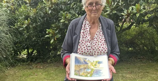 photo  la peintre aquarelliste josy hère donnera des cours gratuits au comice de mareil-sur-loir.  &copy;  ouest-france 