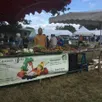 photo  le marché bio de malicorne propose différents stands, comme ici lors de la 19e édition en 2023. 