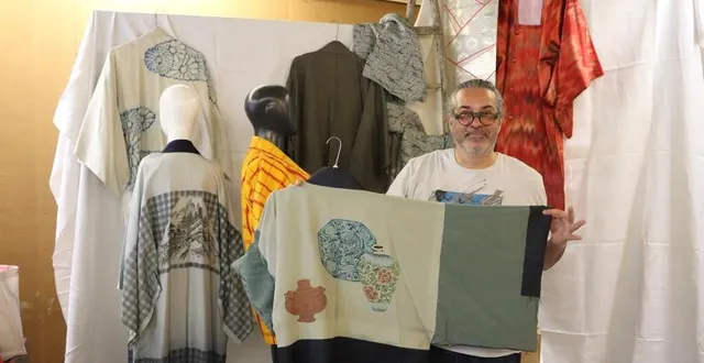 photo  différents vêtements japonais en vente dès mardi 20 août grande-rue.  &copy;  ouest-france 