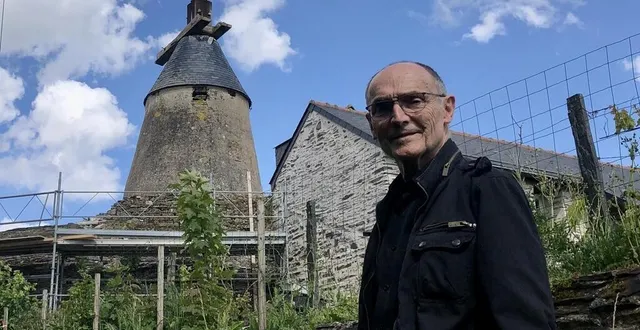 photo  en 2020, philippe cauwel et son épouse martine ont racheté l’un des derniers moulins-caviers d’anjou, à brissac, pour le faire restaurer. une histoire devenue passionnelle.  &copy;  ouest-france 