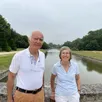 photo  patrice et catherine de foucaud, copropriétaires du parc du château de lathan. 