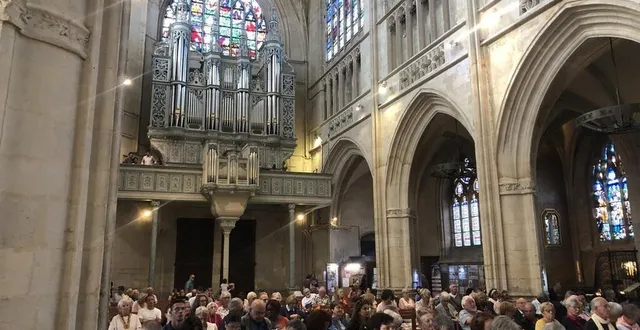 photo  tous les dimanches de cet été 2024, le festival d’orgue d’alençon et sées organisait un concert.  &copy;  ouest france 