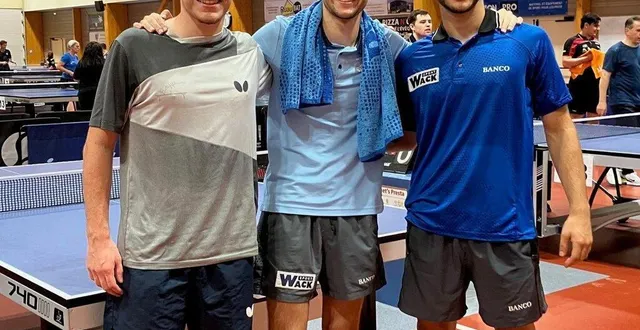 photo  l’équipe composée des deux frères et de leur ami matthieu.  &copy;  le maine libre 