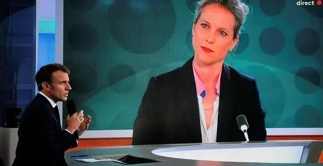 photo  paris, le 24 juillet 2024. emmanuel macron a écarté lundi soir l’hypothèse d’un gouvernement confié au nouveau front populaire et à sa candidate, lucie castets.  &copy;  afp 