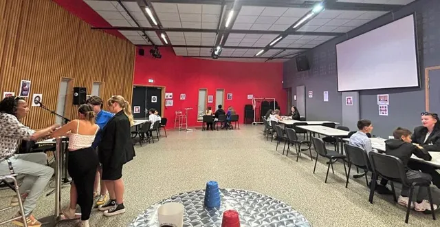 photo  le café-théâtre s’est mué en salle de casino.  &copy;  le maine libre 