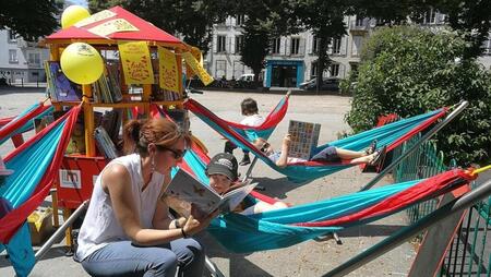 photo Exemple de Bibliambule à Brest en Bretagne. archives 