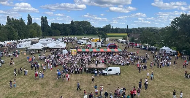 photo  plus de 2 000 de visiteurs étaient présents au comice agricole du canton d’écommoy (sarthe), samedi 24 et dimanche 25 août 2024.  &copy;  ouest-france 