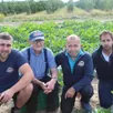 photo  simon, jean-claude, philippe et pierre leroy, trois générations de producteur de pomme. 