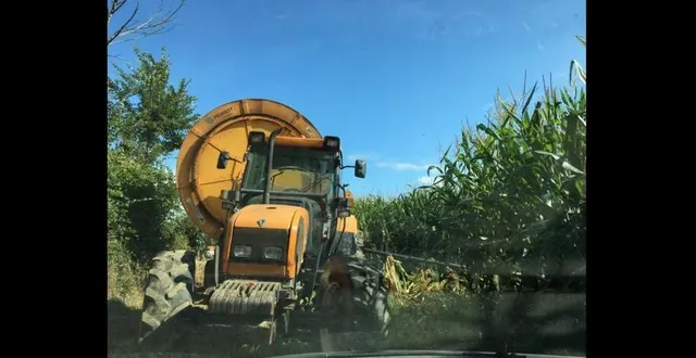 photo  un tracteur d’une vingtaine d’années a disparu d’un champ de maïs où l’agriculteur, qui est aussi le maire de son village en sarthe, l’avait laissé durant la nuit du lundi 26 août au mardi 27 août 2024.  &copy;  d.r. 