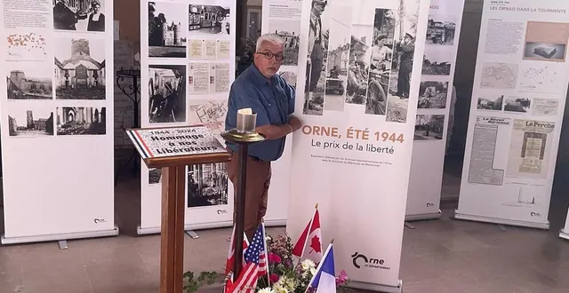 photo  présentée dans la chapelle sainte-marie de sainte-gauburge-sainte-colombe (orne), l’exposition orne été 44 a attiré de très nombreux visiteurs.  &copy;  ouest-france 