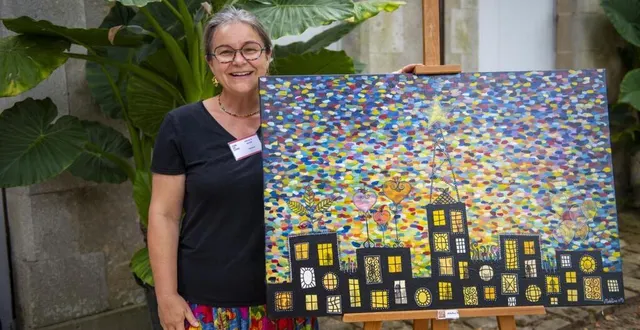 photo  les œuvres d’adeline ont conquis le public.  &copy;  le maine libre 