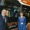 photo  arnaud demailly, directeur de la setram depuis le 1er juillet 2024 et coralie de rovère, directrice marketing et développement des mobilités, arrivée en mai dernier. 