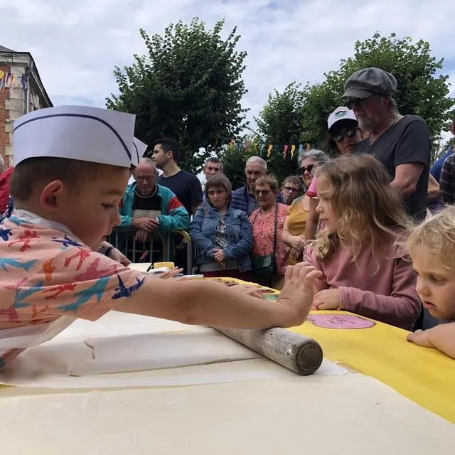 photo les enfants ont mis la main à la pâte.  ©  ouest-france