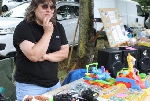 photo  sylvie est passée de l’autre côté de la rubalise.  &copy;  le maine libre 