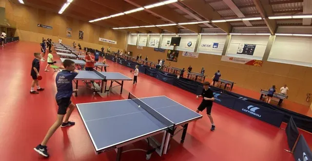 photo  l’étoile alençonnaise de tennis de table a accueilli beaucoup de monde lors de ses portes ouvertes, samedi 31 août 2024.  &copy;  ouest-france 