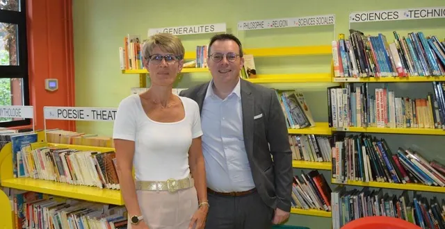 photo  valérie hiesse et jean-françois suzanne accueilleront les élèves ce lundi 2 septembre.  &copy;  ouest-france 