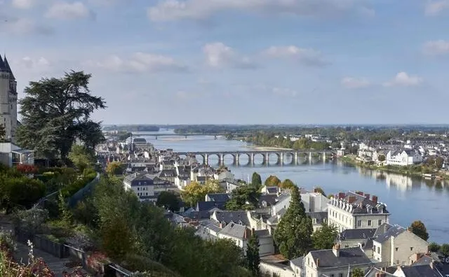 Vue panoramique de Saumur. OUEST FRANCE photo vue panoramique de saumur. © ouest france