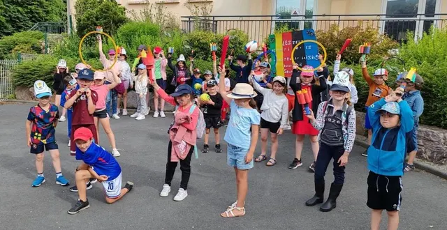 photo  plusieurs activités étaient au programme, dont certaines consacrées aux jeux olympiques.  &copy;  ouest-france 