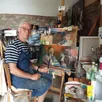 photo  le peintre jean-luc guegan accueillera le public dans son atelier, dimanche, de 10 h à 18 h 30. 