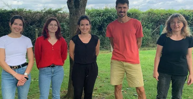 photo  candice ribeau, louanne carré, estelle brugier, mathieu quéraud et fabienne foucher ont réussi leur rentrée scolaire.  &copy;  le maine libre 